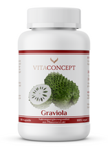 Lade das Bild in den Galerie-Viewer, Hochdosierte Graviola Fruchtextrakt Kapseln von der Stachelannone (Annona muricata).