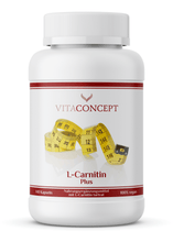 Lade das Bild in den Galerie-Viewer, L-Carnitin Plus Kapseln mit 740 mg pro Kapsel unterstützt die Fettverbrennung.