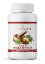 Lade das Bild in den Galerie-Viewer, Maca + Tribulus Terrestris Kapseln mit hoher Dosierung. Für leistungsfähige Frauen und Männer