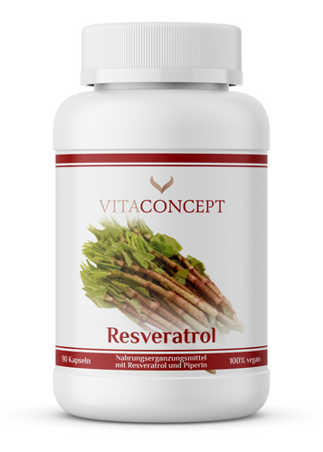 Resveratrol - Nahrungsergänzungsmittel mit Resveratrol und Piperin