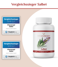 Lade das Bild in den Galerie-Viewer, Salbei bei Vergleich.org als Vergleichsieger der Note Sehr Gut in 2020 und 2021