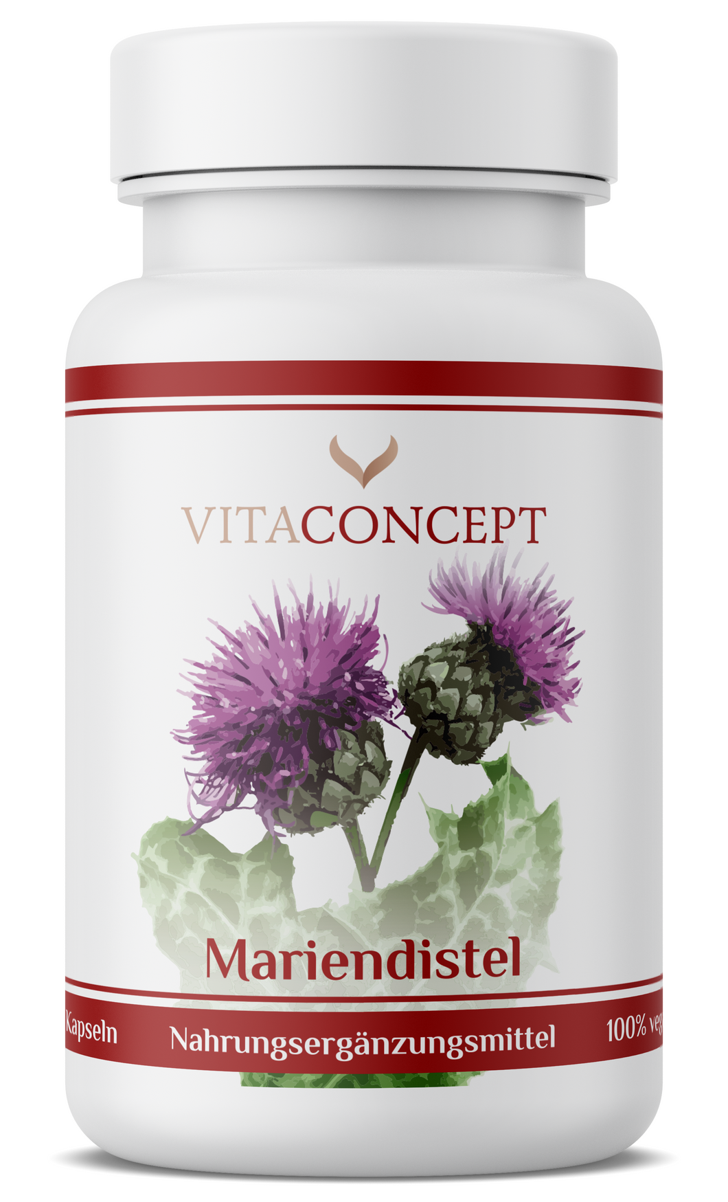 Mariendistel 500 mg Kapseln mit hoher Bioverfügbarkeit.