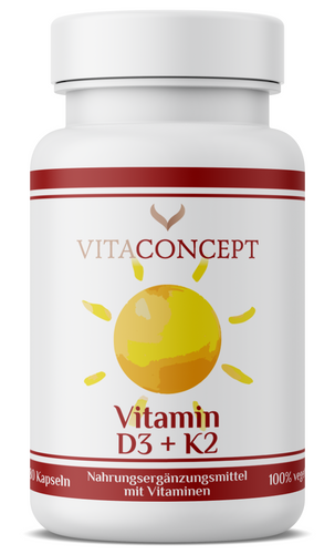 Vitamin D3+K2 Kapseln von VITACONCEPT
