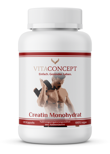 Creatin Monohydrat Kapseln 100%vegan 